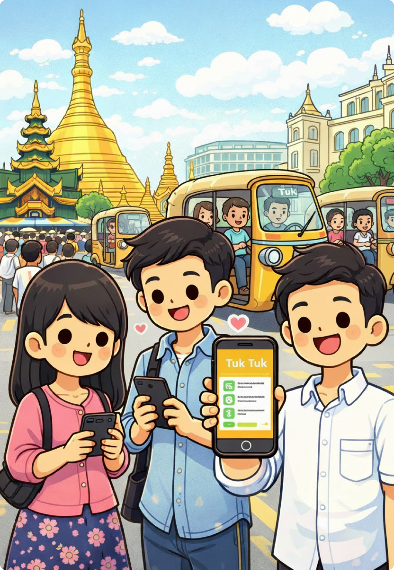 Yangon Tuk Tuk